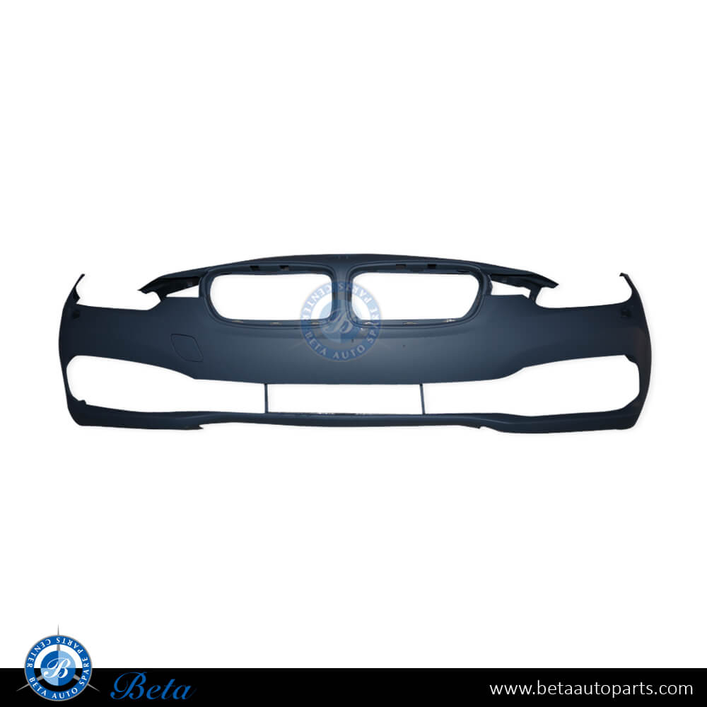 Front Bumper without PDC with Washer Luxury Line for BMW 3 Series F30 LCI 2016-2018 models, Part Number 51117445115 Front Bumper without PDC with Washer Luxury Line for BMW 3 Series F30 LCI 2016-2018 models, Part Number 51117445115